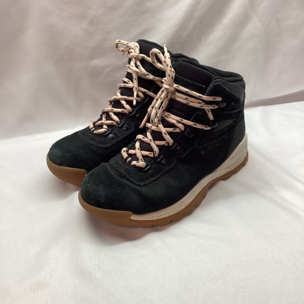 Columbia Newton Ridge Plus Waterproof Hiking Boots Black Suede Womens 7 Gorpcore